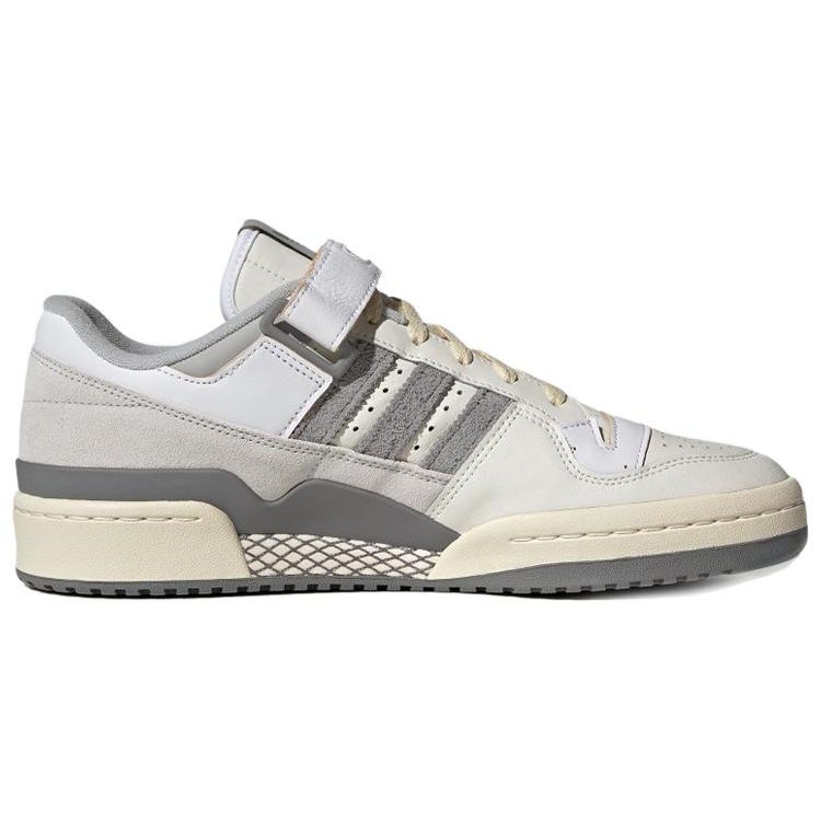 Adidas Originals Forum 84 Leather Low-Top Sneakers Unisex Sneakers White Gray ID4763