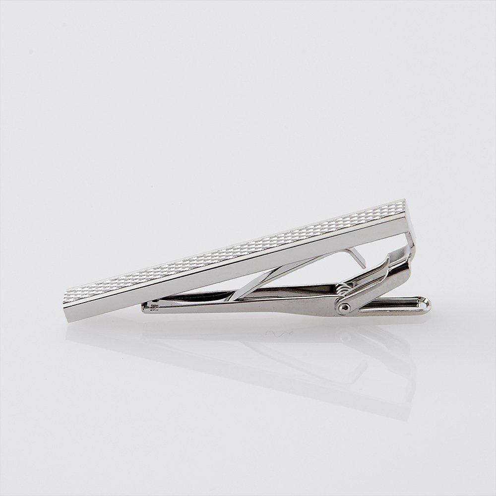 Ozie Tie Tie Tie Made In Silver Bar, Clip, Pin, Men's Accessory, Japan,
