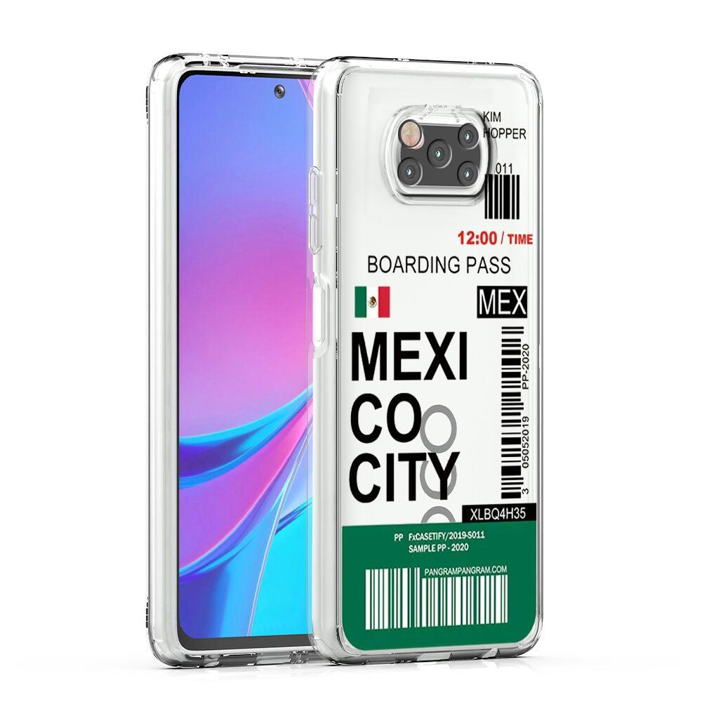 Phone Case For Xiaomi Poco X6 X5 NFC X3 F6 F5 Pro F4 F3 M3 14 13T 12T 12 13 Lite 11 5G Cover World City Travel Ticket New York