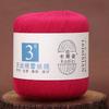 1 Rotolo Filato di Pizzo Cotone Tencel per Uncinetto Estivo & Lavori a Maglia Fai-da-Te - No. 3