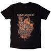 Disturbed - Burning Belief Mens Black T-Shirt (XX-Large)
