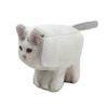 New Square Print Cat Simulation Cat Cute Small Ornaments Plush Doll