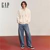 GAP 'Good Show' 2026 Spring Unisex Logo Loose Open-Front Hooded Sweatshirt