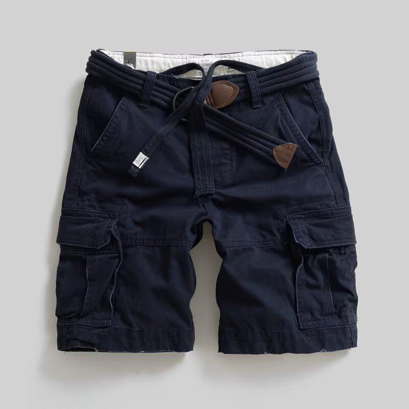 

Чоловічі робочі шорти American High Street Camo – з кількома кишенями, вільного крою 34 темно-синього кольору