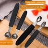 7 PCS Stainless Steel Fruit Scooper Tool Rubber Handle Watermelon Scooper  Home Kitchen