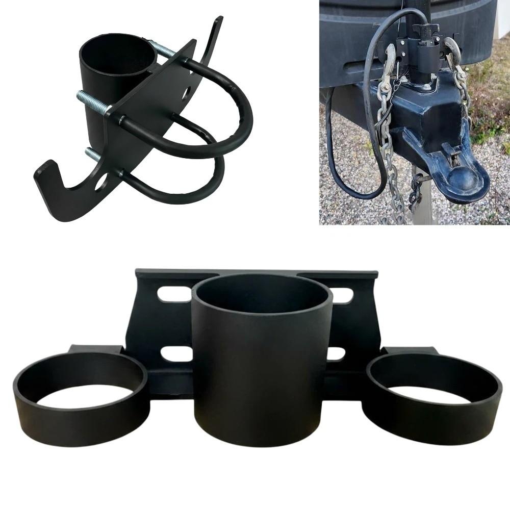 Heavy Duty Trailer Chain Holder Aluminum Double Flagpole Support Trailer Towing