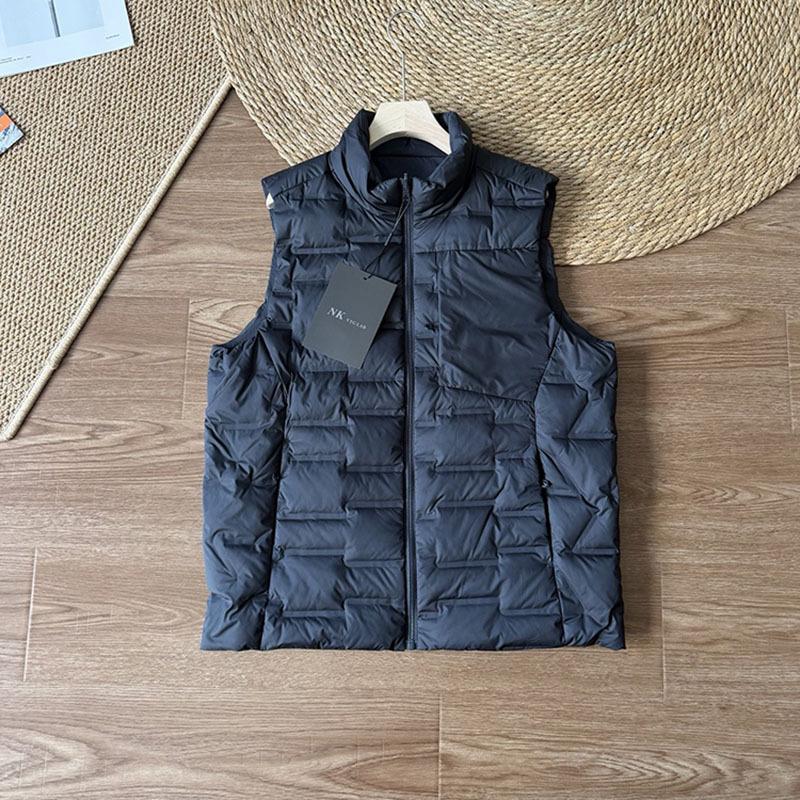 2025 Autumn/Winter Double-Sided Solid Color Unisex Down Vest