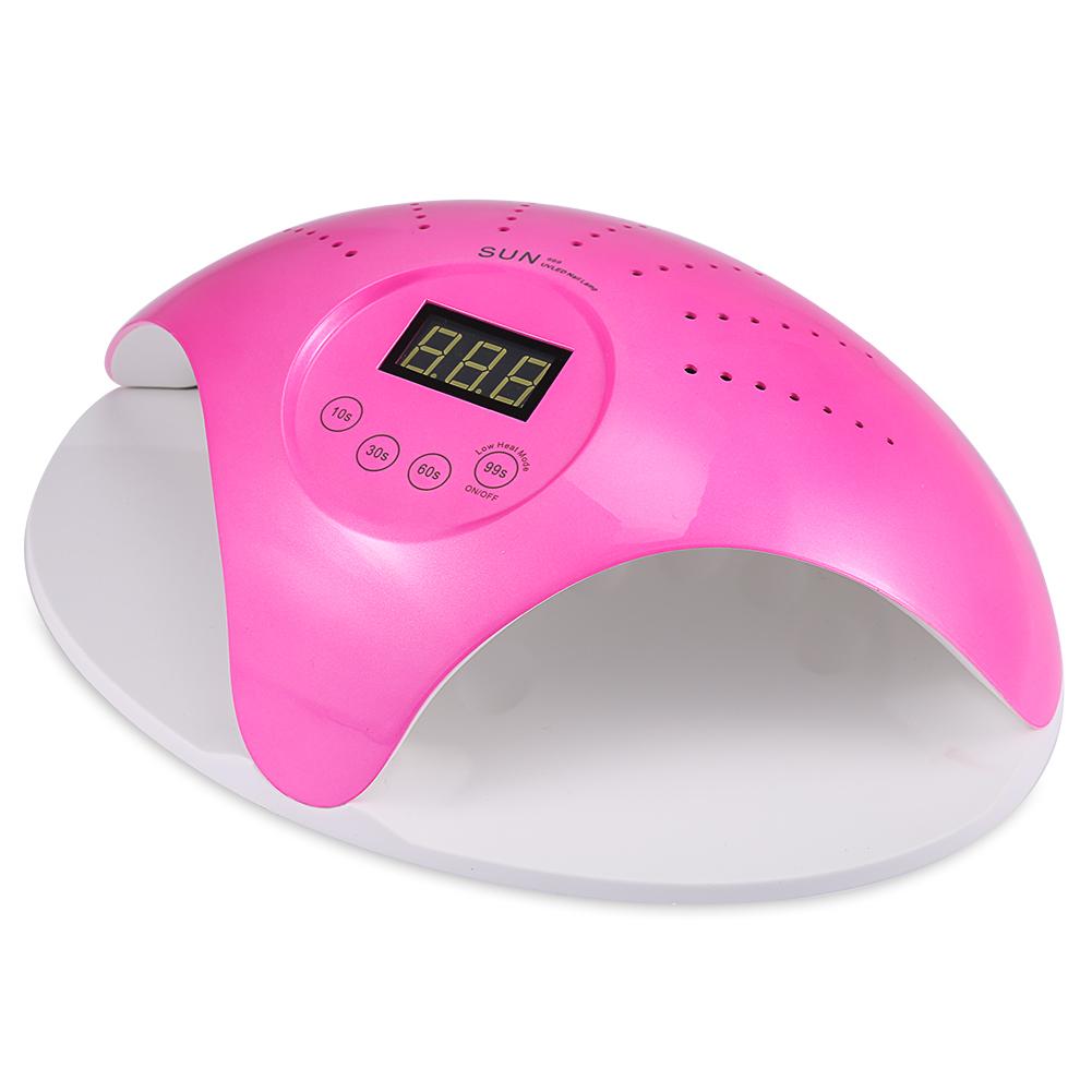 SUN 669 UVLED Nail Lamp Dryer Nail Art Tools for Nail Gel Polish with Smart Sensor Red Rose