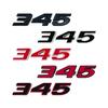 Metal 3D Car Sticker 392 345 6.4L Emblem Car Fender Side Sticker Rear Trunk Bumper Tail Sticker For Hemi Charger Challenge