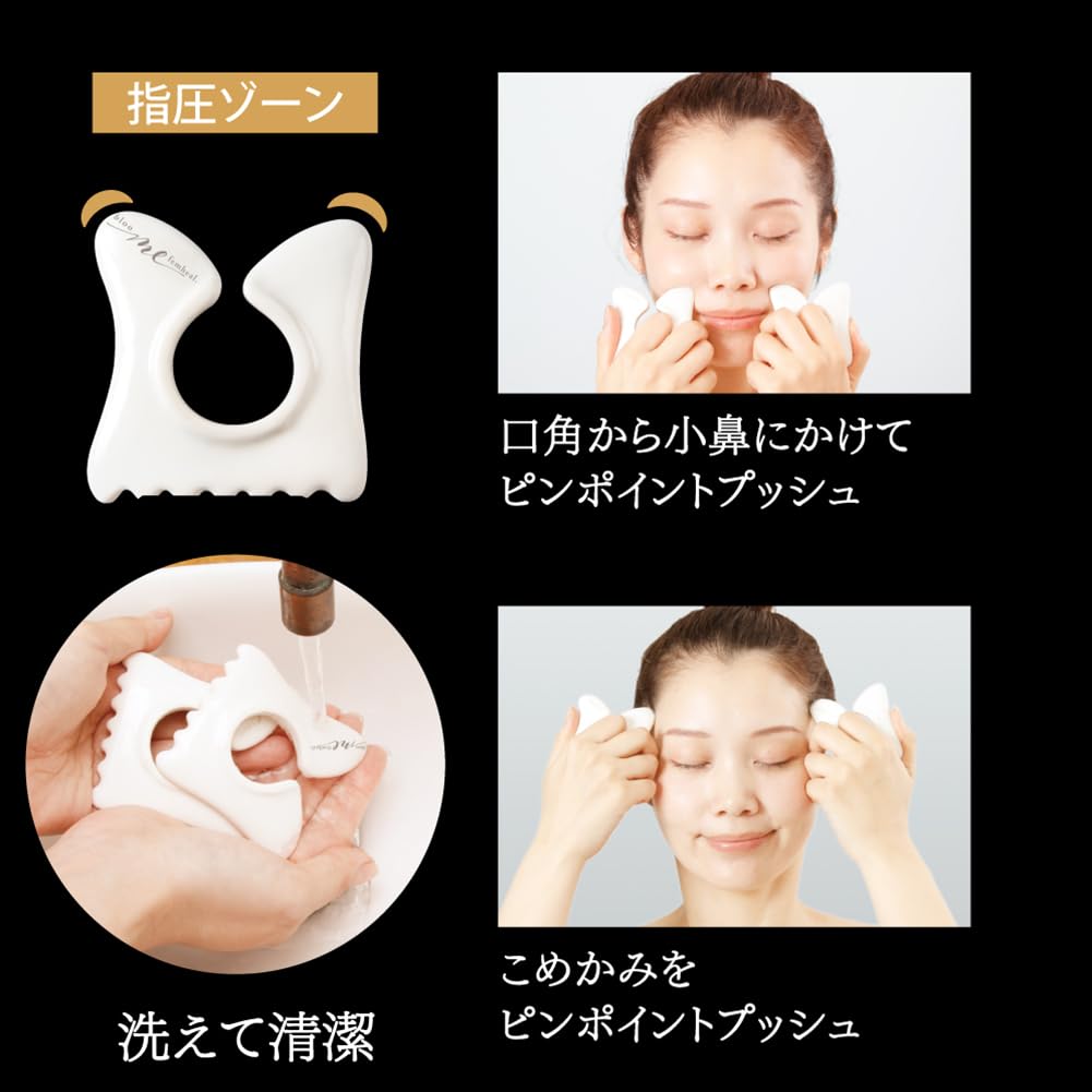 Alphax Kassa-Platte Massage Gesicht und Körper Bloom Me Keramik Energie Doppel