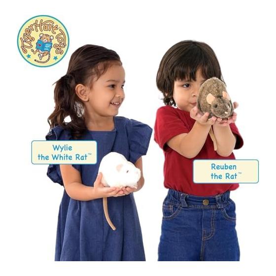 Peluche VIAHART Ratto Reuben - Grigio - Piccolo - 7 pollici - Animale di Peluche Realistico