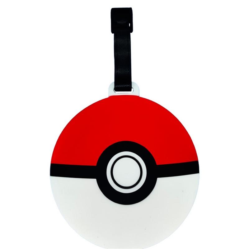 Luggage Tag Cartoon With Name Charmander Pikachu Psyduck Toy