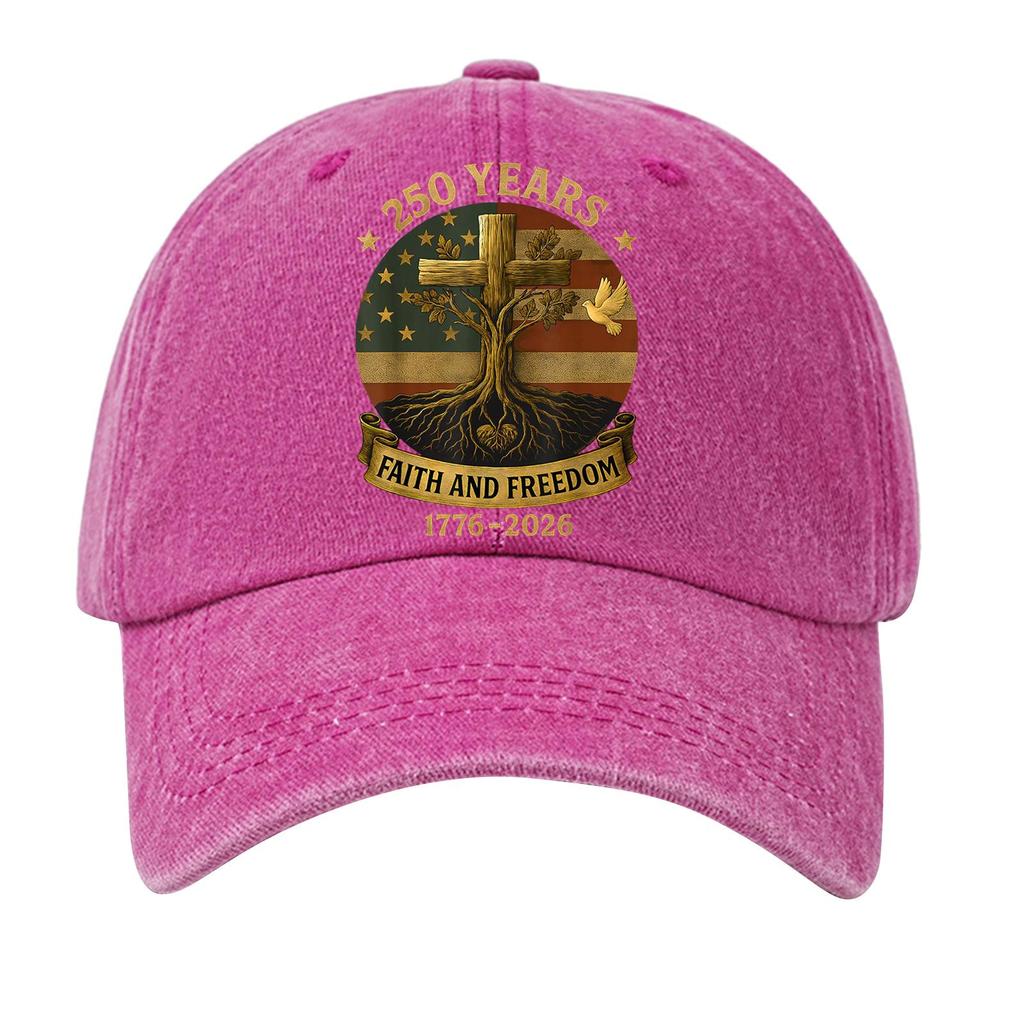 American Anniversary Commemorative Hat Printed Baseball Hat