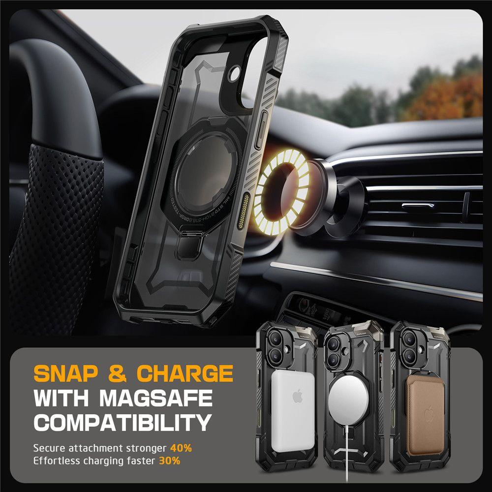 Supcase Ub Grip Mag Magsafe Iphone 16 Schwarz