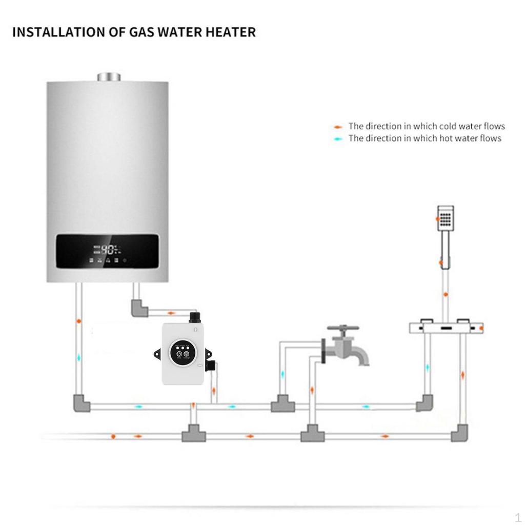 Pompa Wzmacniająca Ciśnienie Wody 24V o Przepływie 35 l/min do Łazienki i Prysznica
