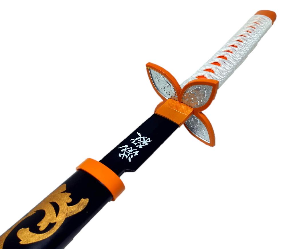 Wooden replica Nichirin sword, Kocho Shinobu, Demon Slayer, cosplay, interior decoration, Japanese sword, katana, weapon, S338