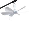 5W 5V Plastic Hanging Fan For Car Tent Garage 16.5 " Leaves 10.7 Foot Cable USB Operated Quiet Operation