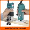 800W Handheld Engraving Slotting Router Portable Woodworking Power Tool High Power Electric Wood Trimmer