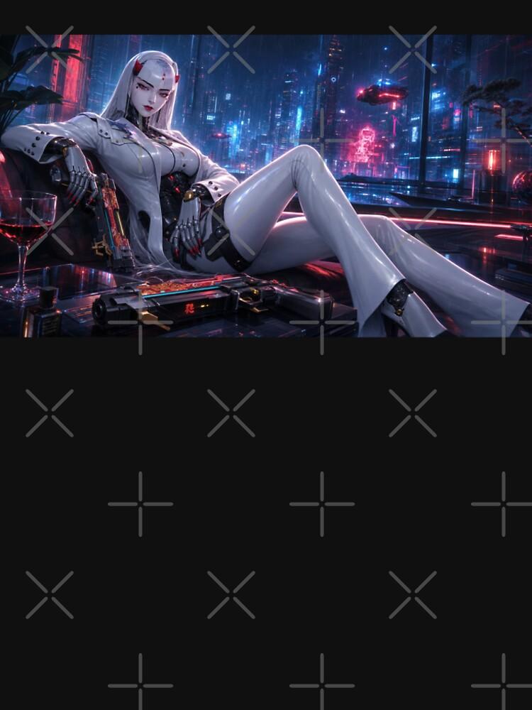 Cyberpunk Edgerunners 2 Shion Overwatch Relax Premium Unisex T-Shirt