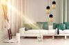 HANGING CEILING LAMP, GLASS PLAFON, LED LAMP