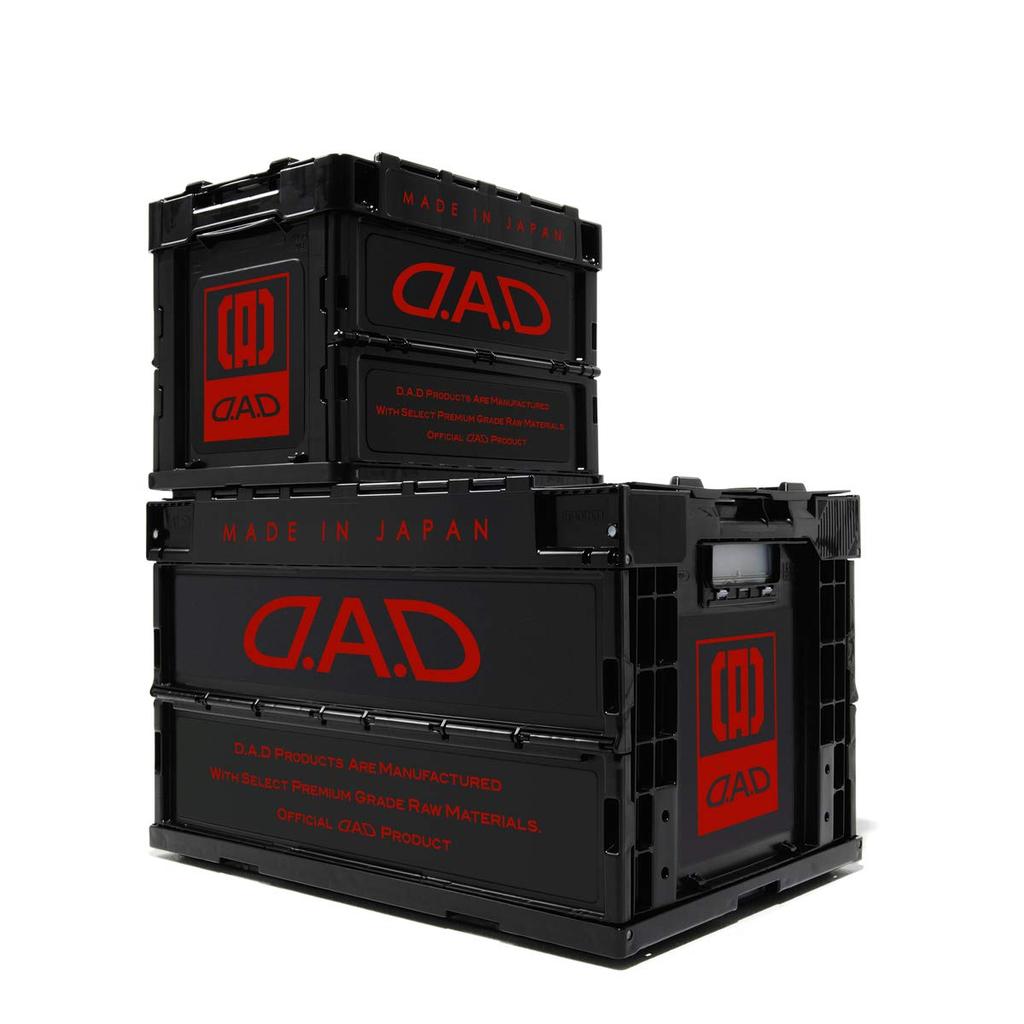 DAD GARSON Container Foldable GARSON D.A.D Box, 50L, Black/Red, Container, HA573-02