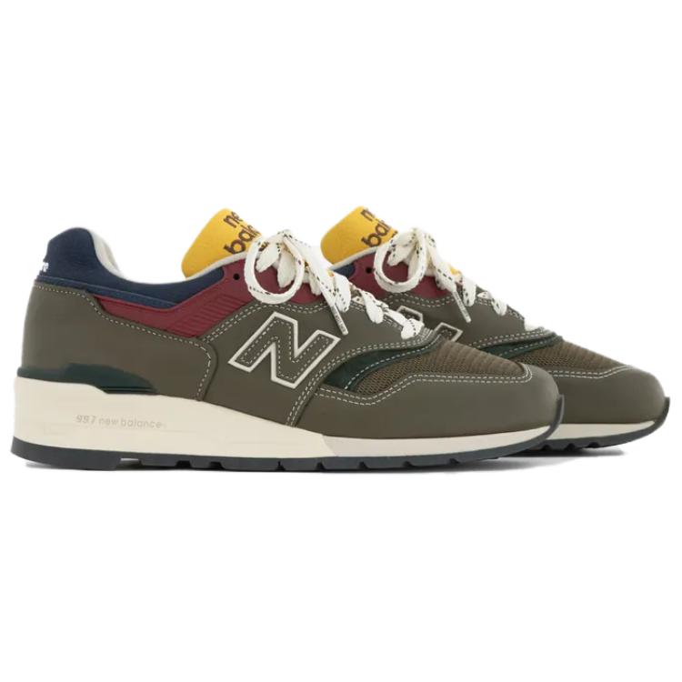 New New Balance 997 MiUSA Aimé Leon Dore Dark Moss Angora U997AIM