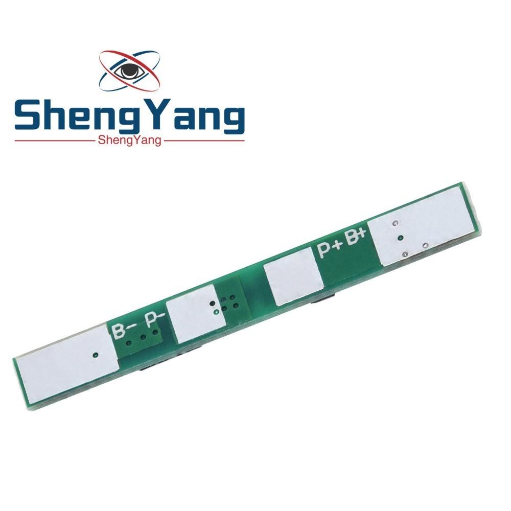 TZT 1PCS/5PCS/10PCS/LOT 1S 3.7V 3A li-ion BMS PCM battery protection board pcm for 18650 lithium ion li battery