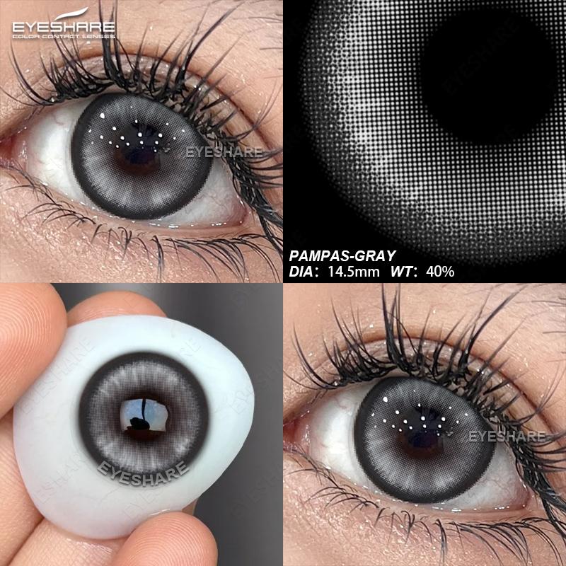 Eyeshare Cosplay Color Contact Lenses for Eyes Anime Purple Eyes Contacts Lenses Colorful Makeup Eyes Lenses Yearly 2pcs/pair