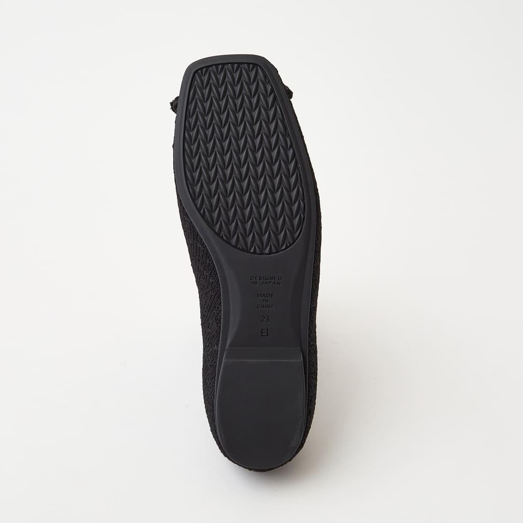 cumuu low heel flat 123405100013 [Diana] shoes, black, 24.5cm,