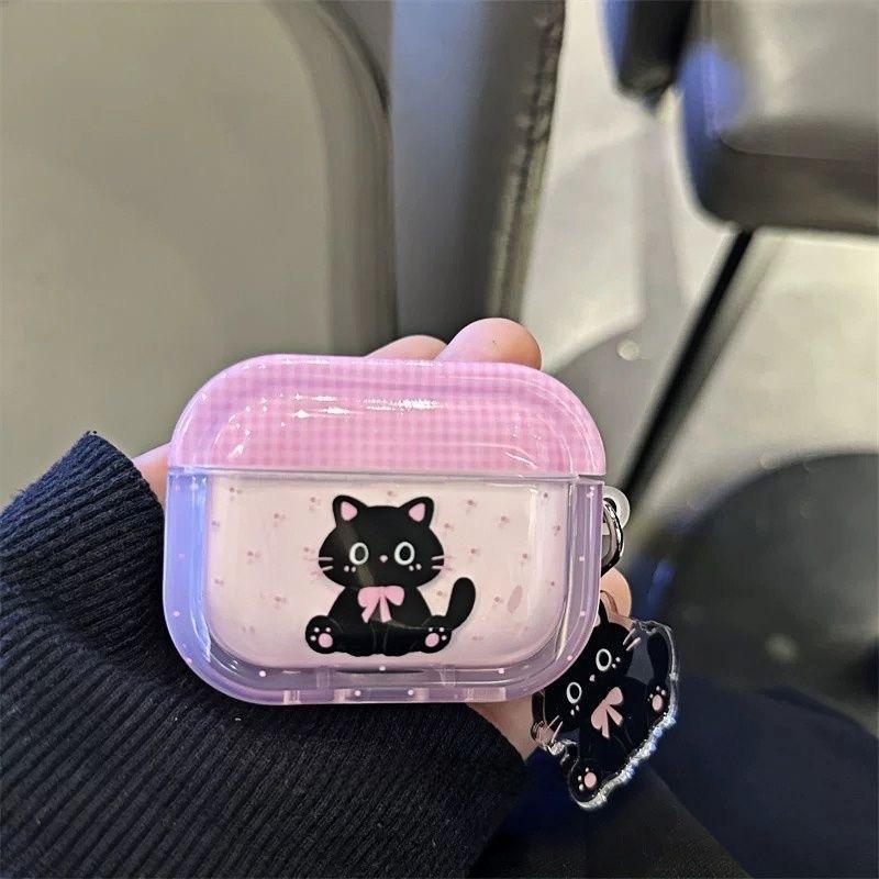 Cute cartoon cat for AirPods 1/1st generation earphone case pro/2nd and 3rd generation bluetooth earphone case