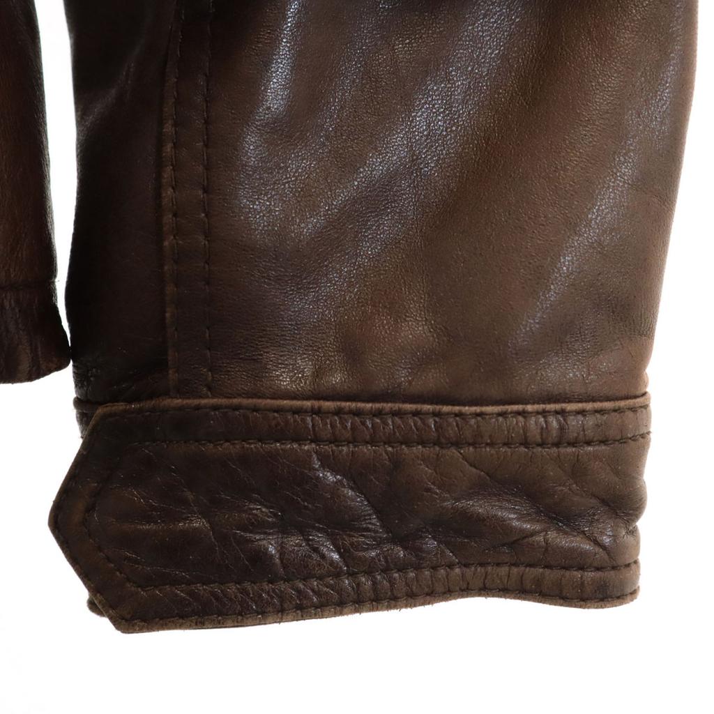 Eddie Bauer leather jacket M Brown Outdoors Women Used