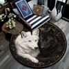 Cartoon Print Round Area Rug,Carpet Rug for Living Room Bedroom Sofa Playroom Decor,Non-slip Floor Mat