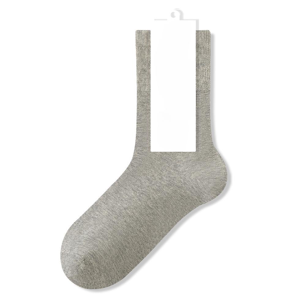 5 Pairs of Men's and Women's Spring and Autumn Anti-odour Sweat-absorbent Super-loose Mid-calf Socks