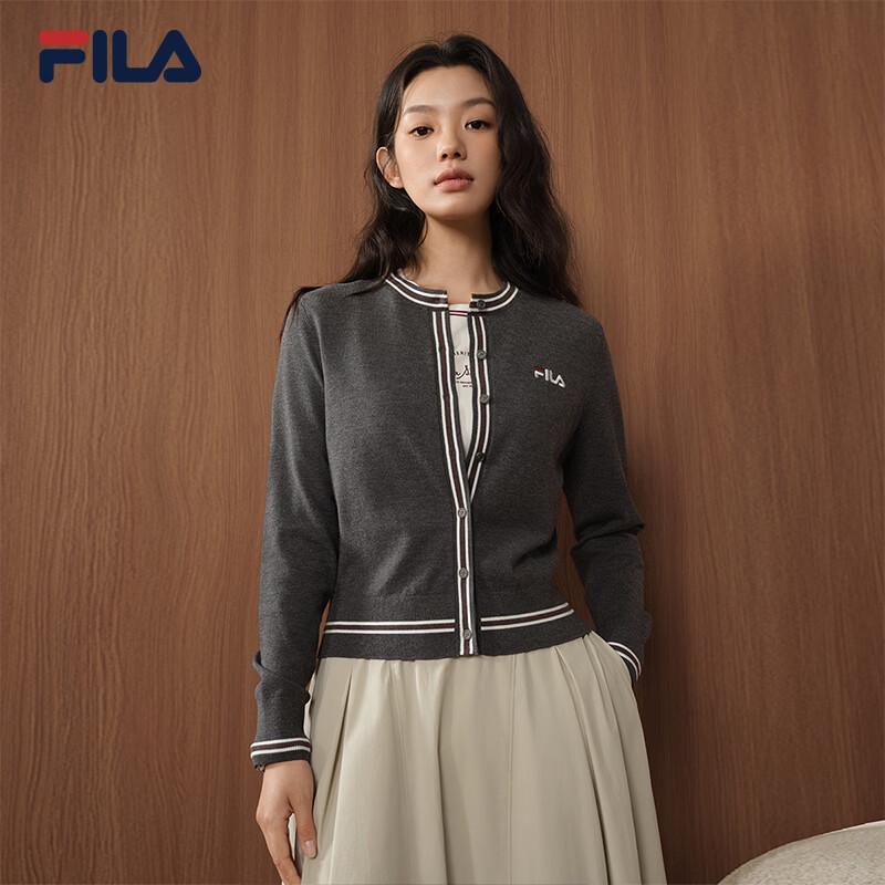FILA Women's Knitted Cardigan Sweater