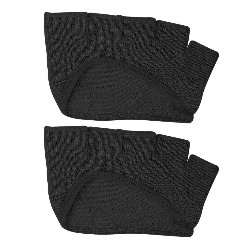 2PCS Half Foot Sweating Five Finger Sock Relief Gel Pad Hallux Valgus Protector Bunion Adjuster Pain Relief Straighten Bent Toes