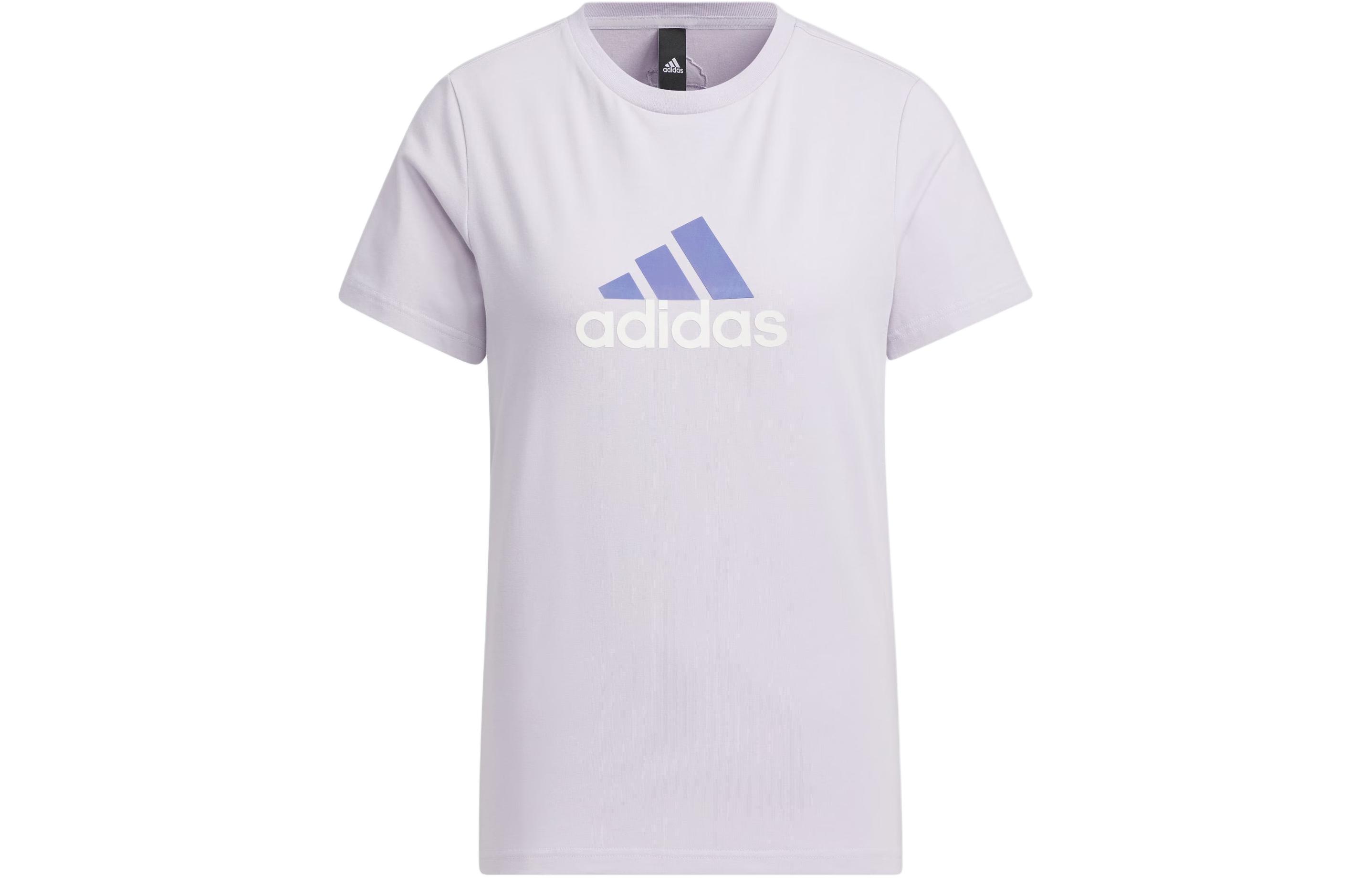 

Adidas Set in Sleeve T Shirt Women s Silver Purple IM8889 S