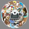 50pcs Otter Graffiti Cartoon Animal Creative DIY Stickers for Kids - Ideal for Phones & Suitcases
