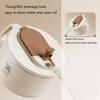 304 Stainless Steel Ramen Bowl Set Foldable Cutlery Included Lunch Box with Lid For Small Space Dormitories