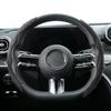 Car Steering Wheel Cover ,Auto Interior Accessories, 15" Comfortable Smooth Edge Durable High