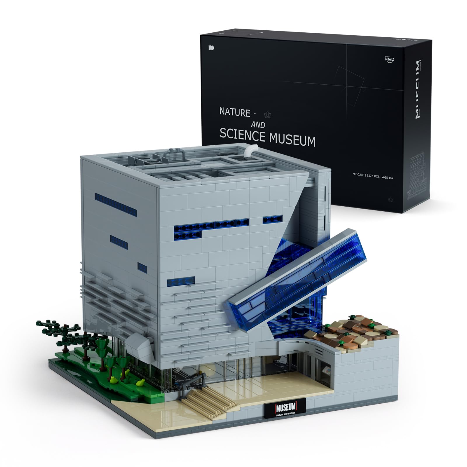 

Nifeliz Museum Block Toy, Science Museum Model, Adult Building Blocks for OfficeHome Decor Birthday Gift (3,373 Pieces, NF10286)