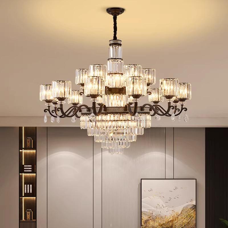 2026 Modern Crystal Chandelier - Luxury Lamp for Living Room, Dining Room, and Bedroom