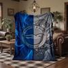Coperta in Flanella con Stampa Calcio Brighton & Hove Albion Morbida Calda Coperta da Divano Letto per Casa Ufficio Camera da Letto
