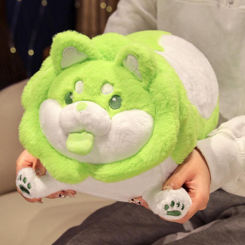 Latest Fluffly Soft Vegetables Shape Dog Plush Toys Stuffed Animals Puppy Dolls Pillow Sofa Cushion for Kids Girls Gifts Home Decor