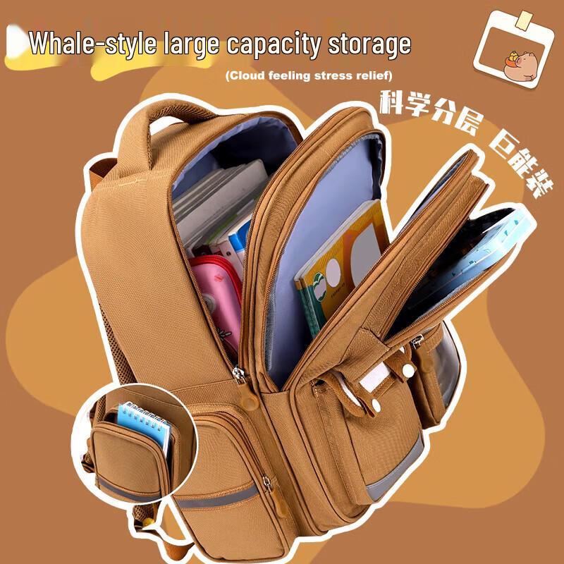 Capybara School Backpack and Watch Set