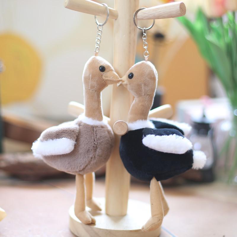 Cute And Soft Plush Ostrich Keychain Adorable Animal Bag Charm 15cm Stuffed Toy
