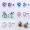 Серьги-кресты из титана 316L с позолотой и цирконием