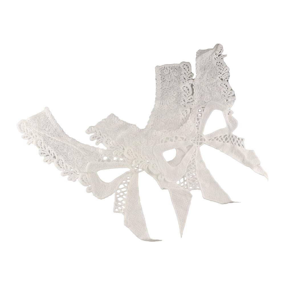 Handmade Lace Neckline Embroidered Clothing Applique Clothes Accessory Clothing Patches Sewing