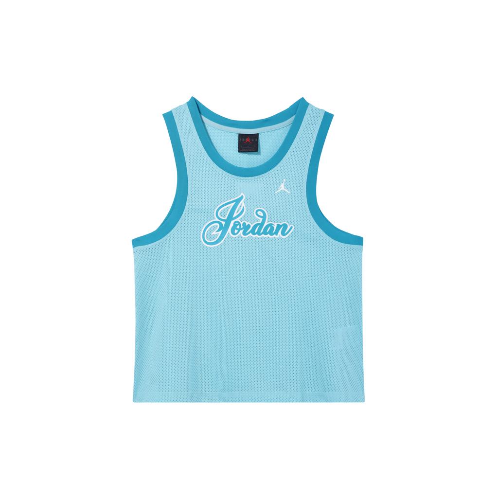 New Jordan Sleeveless Sports Shirts Women's Light Blue DZ3370-464