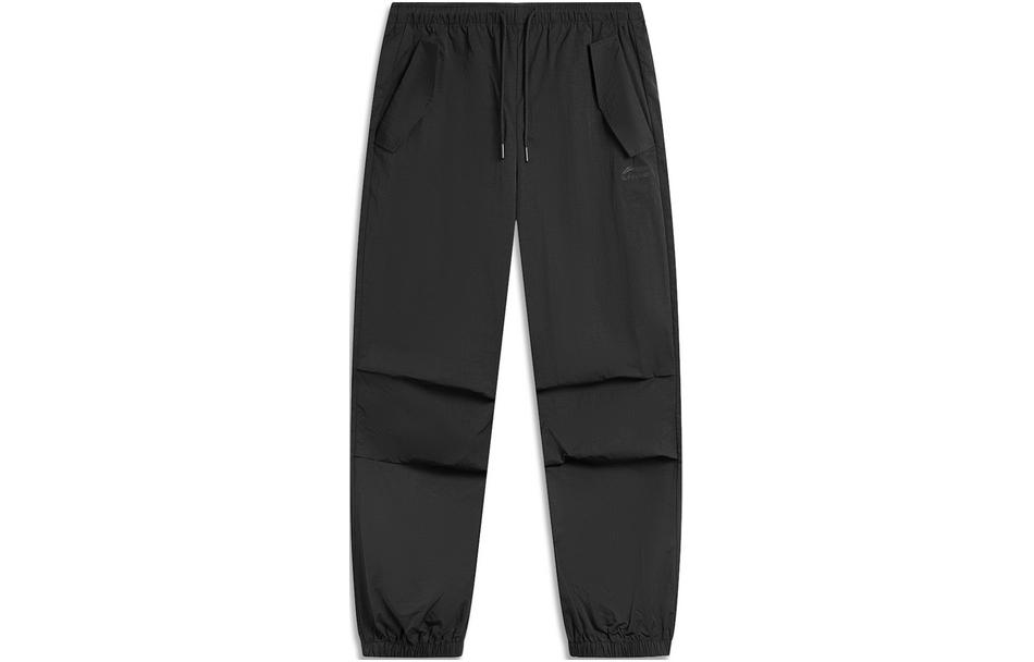 Li Ning Sports Life Collection Knitted Sweatpants Women s Black AYKU610-6 XL