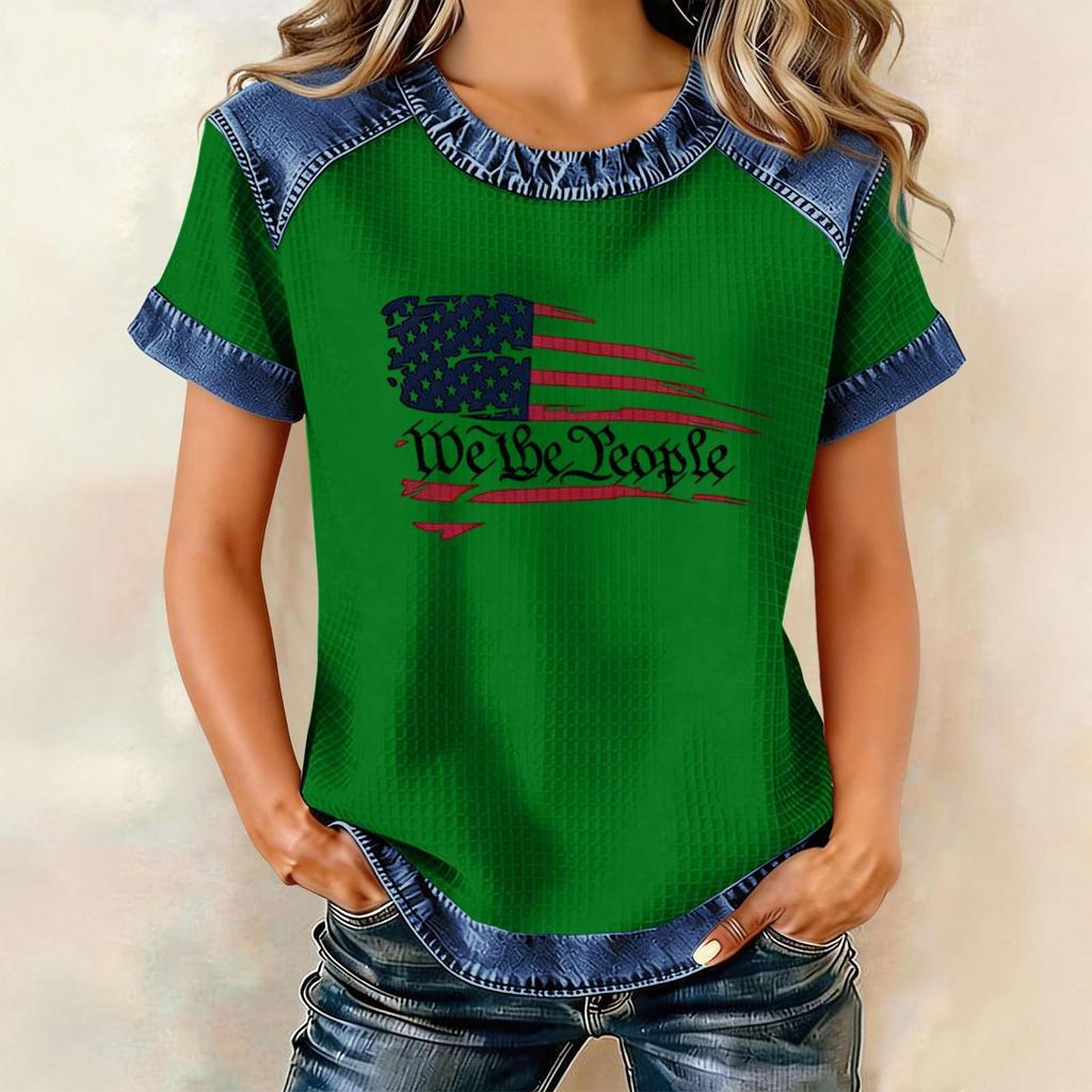 Women's Fashion Casual Letter-Printed Top